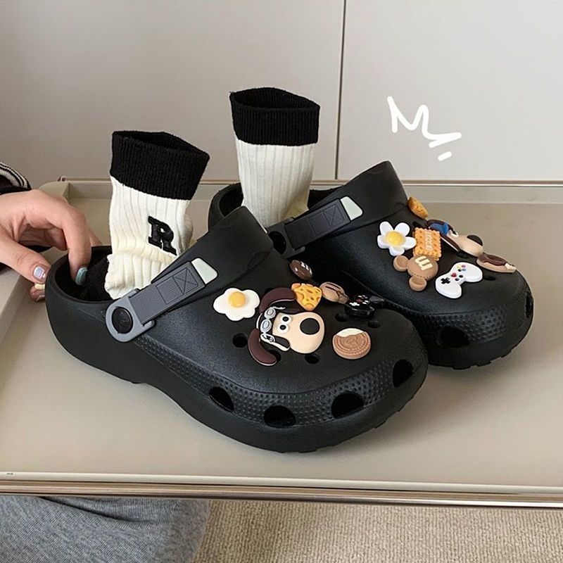 Crocs stila EVA sandales, elpojošas, neslīdīgas, injekcijas veidota zole, bieza zole 4