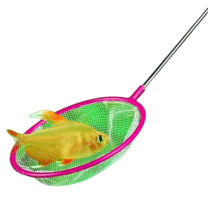 Аквариумна мрежа за улов на риби за домашна употреба, кръгла или квадратна, подходяща за малки декоративни риби и златни рибки