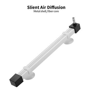 Аквариумно оформление с кислородна помпа и аксесоари – пясъчна лента, лента за балончета, въздушен диск, неръждаема стомана; тегло 0.1 кг; Внос: Не; Частна марка: Не