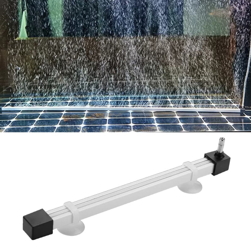 Аквариумно оформление с кислородна помпа и аксесоари – пясъчна лента, лента за балончета, въздушен диск, неръждаема стомана; тегло 0.1 кг; Внос: Не; Частна марка: Не