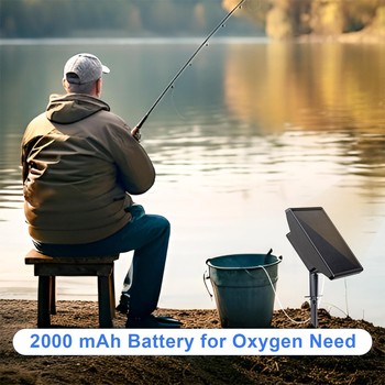 Соларна портативна кислородна помпа за дома – напълно автоматична, безшумна, AC/DC двойно захранване