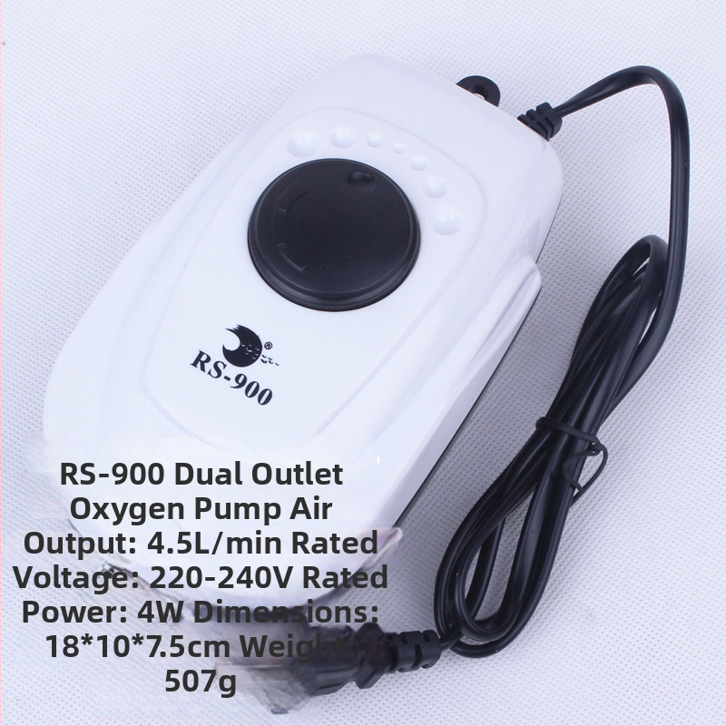 Risheng kompaktne akvaariumi aerator, kaal 0.23 kg ühe ühiku kohta, litsentsitud privaatmärgiga etikett, pakend 120 tk