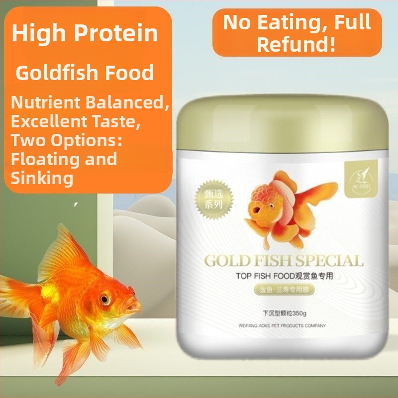 Kuldkalad ja dekoratiivkalade akvaariumi toit – granuleeritud toit akvaariumi lemmikloomadele