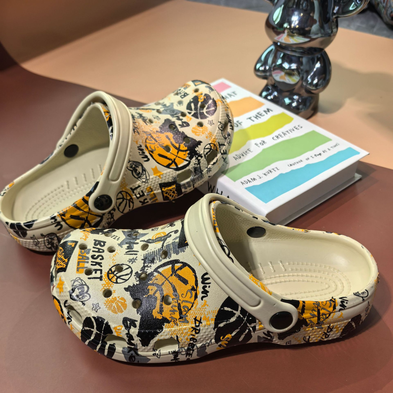 Vyrų kamufliažiniai sandalai, uždara pirštų dėžutė, EVA viršus ir padas, kvėpuojantys, neslystantys