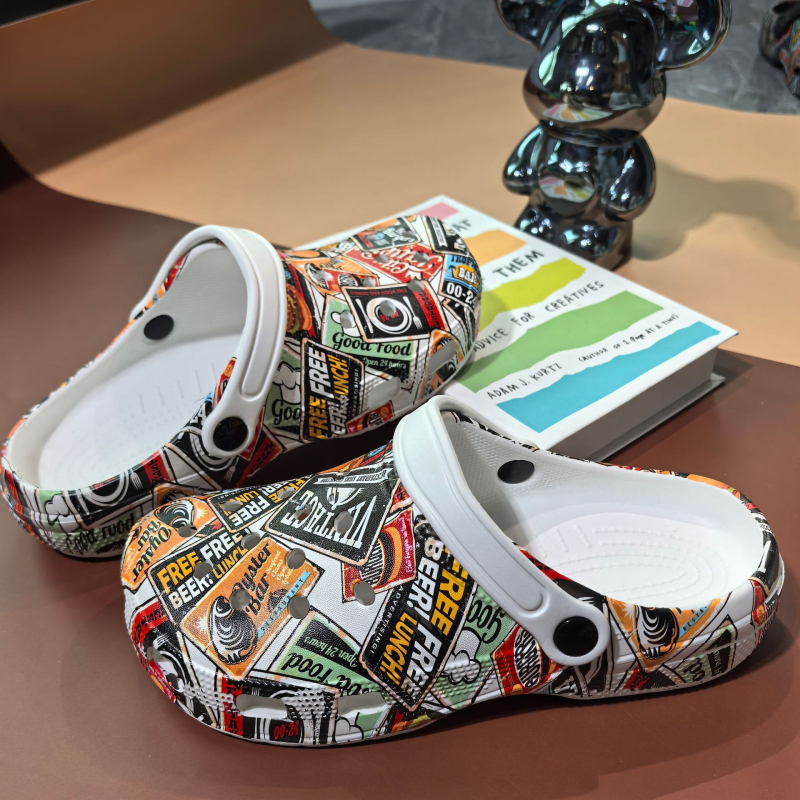 Vyrų kamufliažiniai sandalai, uždara pirštų dėžutė, EVA viršus ir padas, kvėpuojantys, neslystantys