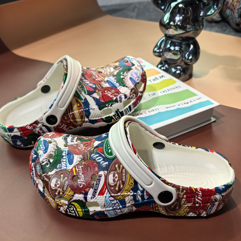 Vyrų kamufliažiniai sandalai, uždara pirštų dėžutė, EVA viršus ir padas, kvėpuojantys, neslystantys