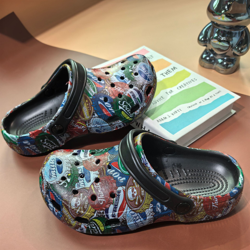 Vyrų kamufliažiniai sandalai, uždara pirštų dėžutė, EVA viršus ir padas, kvėpuojantys, neslystantys