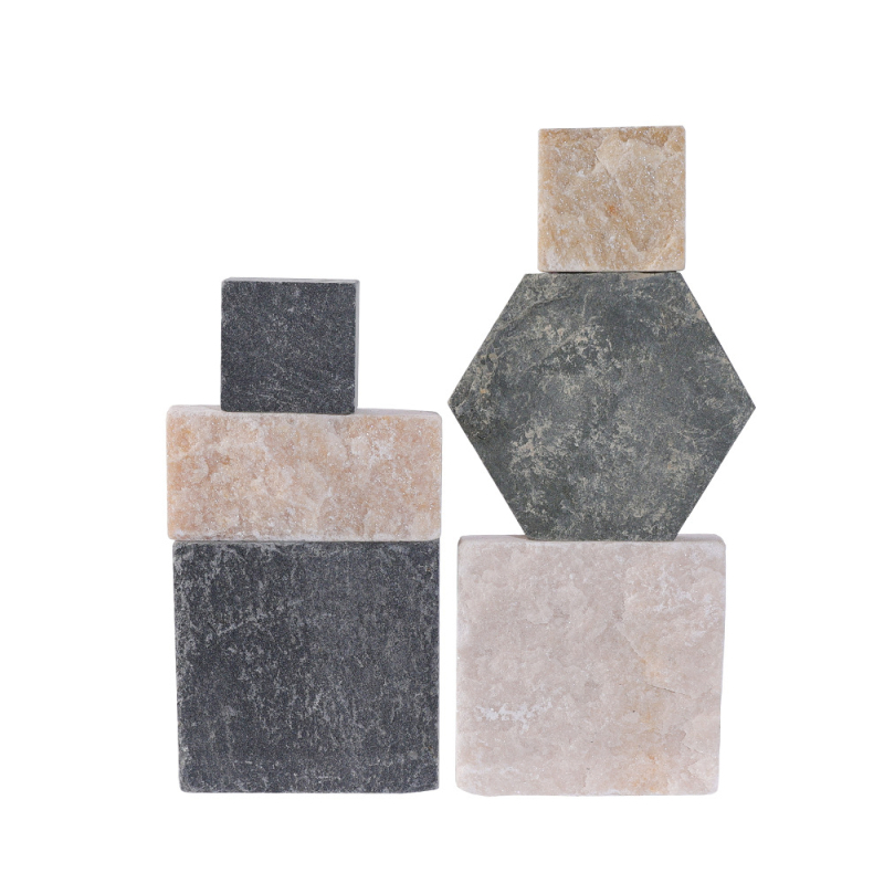 Естествени каменни тухли за аквариум – декоративни тухли в brick стил за костенурки и рибен аквариум, 10 g, 1 бр., Levana