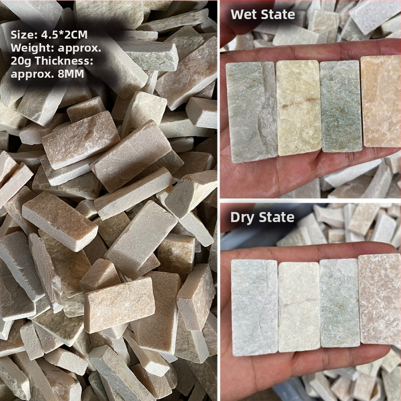 Dabas akmens dārzkopības ķieģeļu dekorācijas akvārijam – ķieģeļu stilā dekorēšana bruņurupucim un zivīm, 10 g, 1 gab., Levana