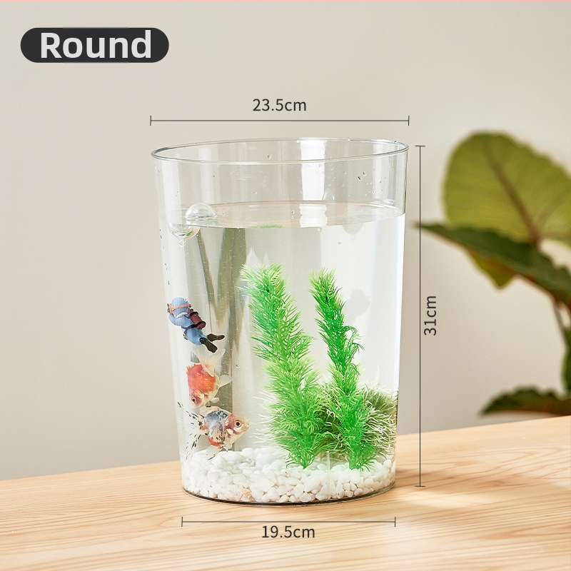 Beduo Yang Mājas Akvārijs - PET materiāls, augstas klases DIY, dzīvojamās istabas ainavu dekors, dekoratīvs pamatskaps, mākslīgais ekoloģiskais dīķis