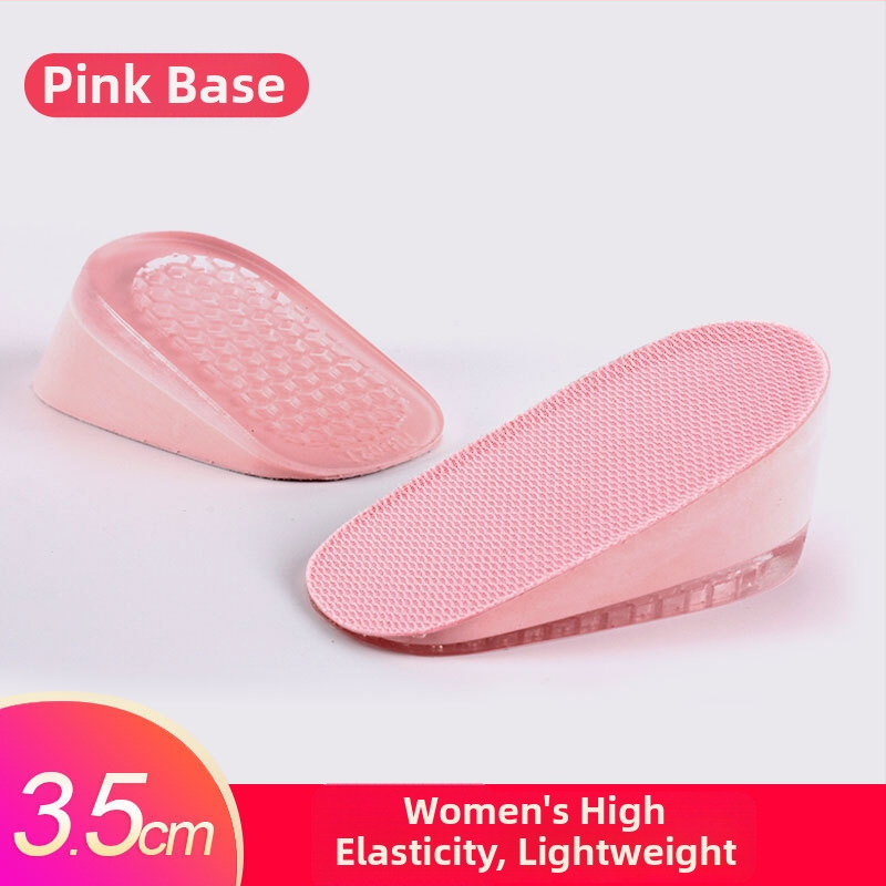 Keliamieji įdėklai vyrams ir moterims, nematomi vidiniai pakėlimo įdėklai, silikono + putų, modelis SZ-09, stilius: pusės įdėklas, kulno įdėklas