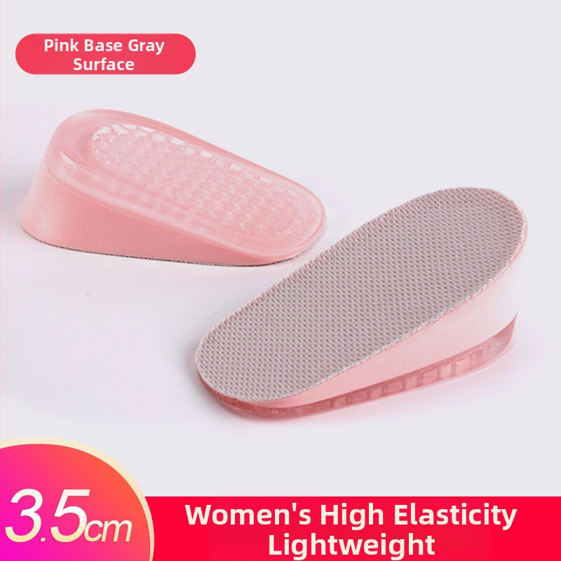 Keliamieji įdėklai vyrams ir moterims, nematomi vidiniai pakėlimo įdėklai, silikono + putų, modelis SZ-09, stilius: pusės įdėklas, kulno įdėklas