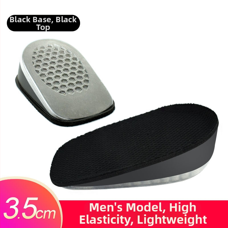 Keliamieji įdėklai vyrams ir moterims, nematomi vidiniai pakėlimo įdėklai, silikono + putų, modelis SZ-09, stilius: pusės įdėklas, kulno įdėklas