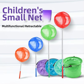 Vaikams skirtas vabzdžių gaudymo tinklas su teleskopine kotu — nerūdijantis plienas; prekės ženklas Little Ancient Classmate; kategorija: žvejyba / akvariumo įranga