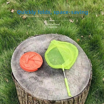 Vaikų teleskopinis tinklas vabzdžiams ir drugiams gaudyti, sulankstomas dizainas ir mažas vandens kibiras