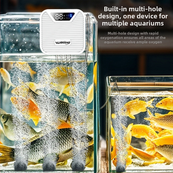 Keturių išėjimų deguonies siurblys lauko žvejybai ir namų akvariumui (Prekės ženklas: Wu Shang; Svoris: 120 g; Importuota: Ne)