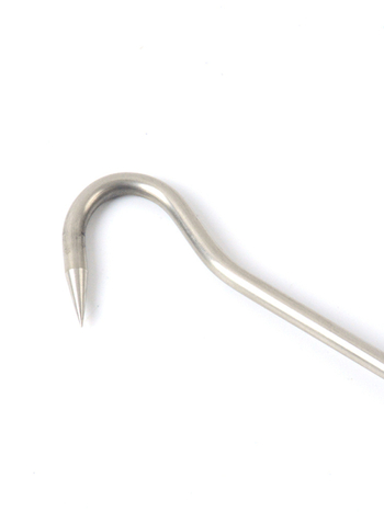 Кука за риболов с дървена дръжка и дълга дръжка, неръждаема стомана, за водни растения