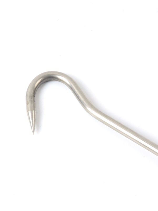 Кука за риболов с дървена дръжка и дълга дръжка, неръждаема стомана, за водни растения