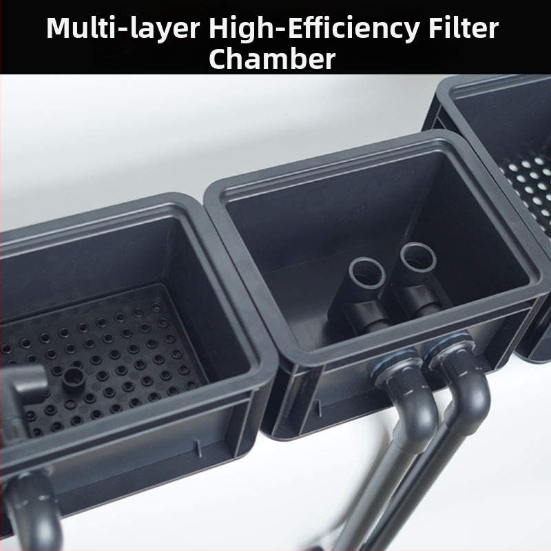 Система за циркулация на водата в езерце с топ филтър, оборотна кутия и капкова кутия — Пластмасова конструкция — Не е внос