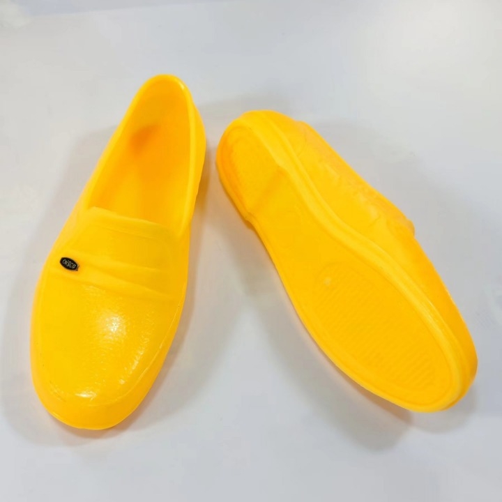 Мъжки ботуши за дъжд с нисък профил, PVC горна част, водоустойчиви, антиплъзгаща подметка, PU стелка