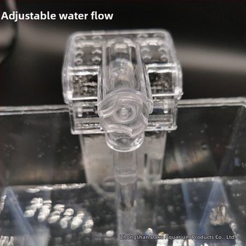 Mini krioklio filtras akvariumui; tylus siurblys; PVC konstrukcija; svoris 0,15 kg; filtravimo medžiaga: filtras vata; USB/AC-DC sąsaja