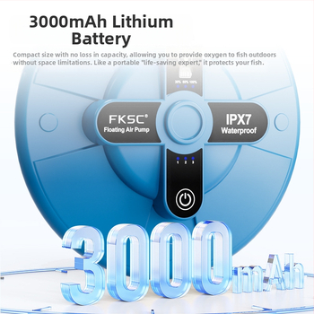 Plūduriuojantis vandens aeratorius – nešiojamas, automatinis deguonies siurblys, svoris 400 g, prekės ženklas Crazy Water Plants