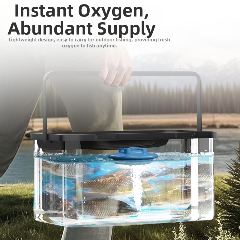 Ujuv veeaerator – kaasaskantav, automaatne hapnikupump, kaal 400 g, kaubamärk Crazy Water Plants