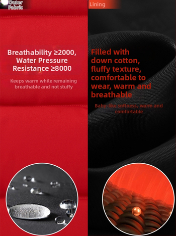 Paksendatud veekindel puuvillane vest töörõivaste jaoks – varrukateta, trükitud logo