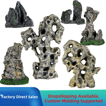 Dervos akvariumo kraštovaizdžio akmuo – Taihu akmens stiliaus dekoracija akvariumui