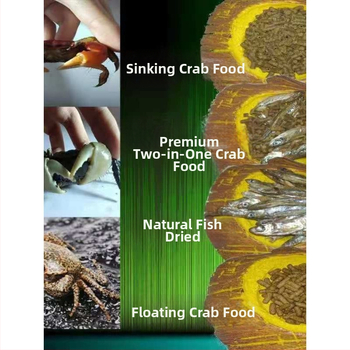 Krabide toit dekoratiivsetele krabidele, akvaariumi lemmikloomade toiduks