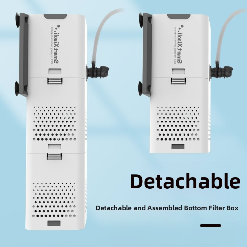 Karpide akvaariumifilter üks kõik es: sisseehitatud pumba ning hapnikustamine; Materjal: Plastik