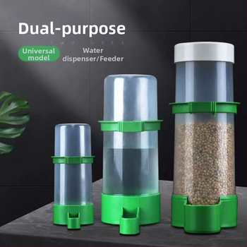 Paukščių vandens dispenseris, plastmasinis, tinkamas akvariumo paukščiams, pusiau automatizuotas vandens tiekimas