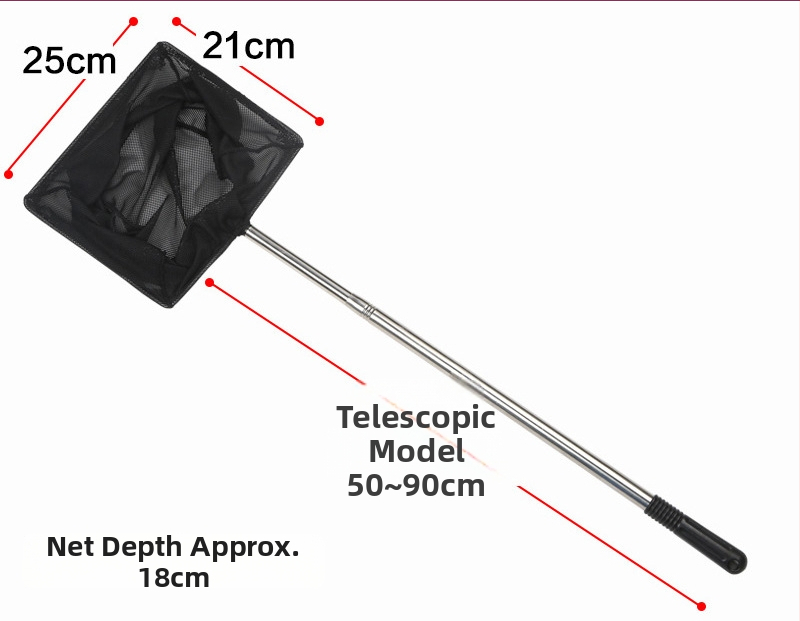 Akvarymo žuvų tinklas, plastmasinis, ženklas Jialu, 0.3 kg, Akvariumo įranga