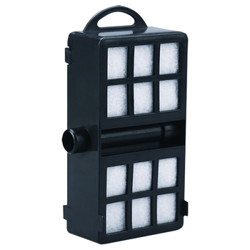 Водопаден аквариумен филтър с филтър-плат, стенен монтаж, вградена филтърна кутия (0,5 кг)