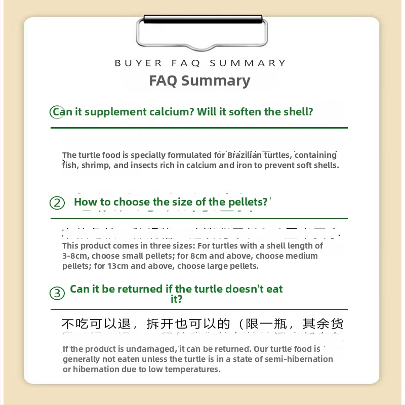 Granulētā bruņurupju barība jaunām sarkanā ausīm bruņurupučiem – akvārija mājdzīvnieku barība