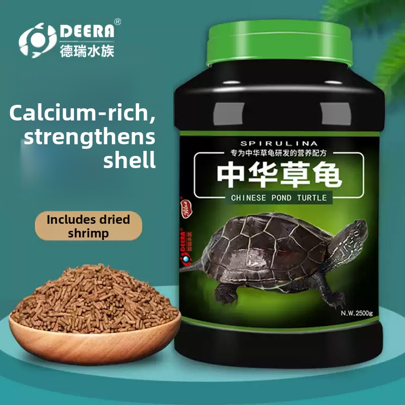 Kilpkonna toit — granuleeritud tüüp, bränd Deera/Bailjia, kategooria: akvaariumi koduloomatoit