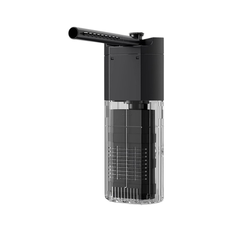 Потопяема аквариумна помпа с три в едно филтриране и циркулация, пластмасово тяло, филтър‑памук