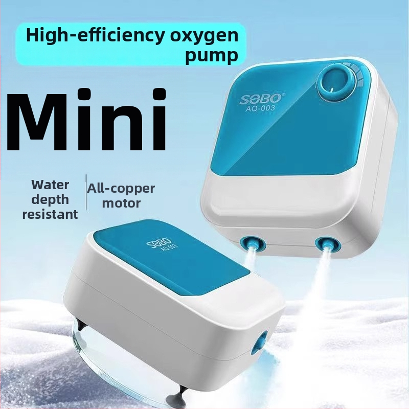 Kyslíková pumpa pre akváriá - tichá, Songbao, ABS, 500 g