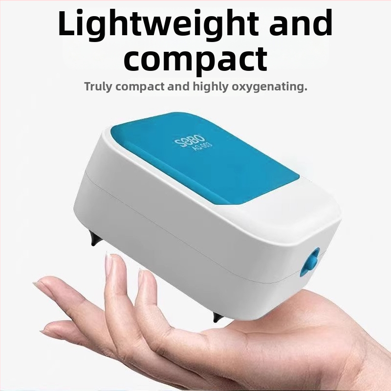 Kyslíková pumpa pre akváriá - tichá, Songbao, ABS, 500 g