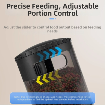 Akvariumo programuojamas elektrinis šėrimo įrenginys su laikmačiu, skirtas dekoratyvinėms žuvims ir vėžliams, pilnas rinkinys