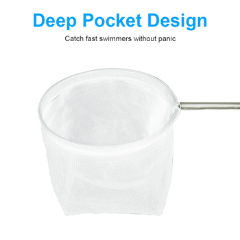 Телескопична мрежа за аквариум от неръждаема стомана — 0,5 кг, Аквариумно оборудване