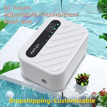 Akvariumo deguonies siurblys, tylus veikimas, įkraunamas, dviejų naudojimo režimų