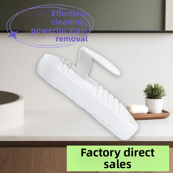 Hengwei Lanksti valymo šepetėlis voniai su rankena, PP + kempinė, kartoninė pakuotė, 200 komplektų