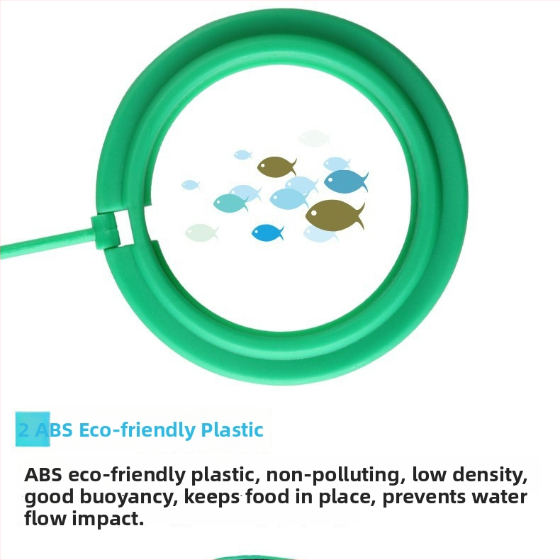 Ujuv kala toitmisrõngas • Plastik • Bränd: Jialu • Sobib akvaariumile