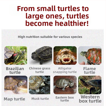 Granuleeritud kilpkonnatoit - veekasvatajate lemmikloomad - mitte imporditud