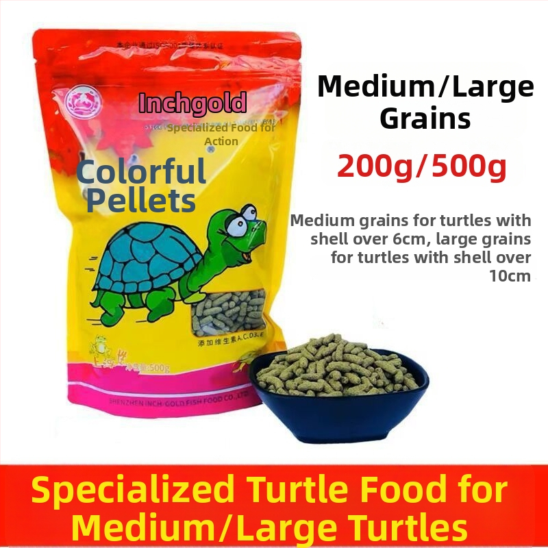 Granuleeritud kilpkonnatoit - veekasvatajate lemmikloomad - mitte imporditud