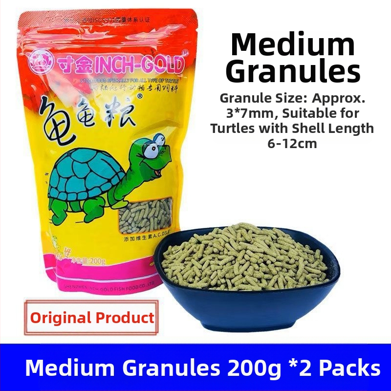 Granuleeritud kilpkonnatoit - veekasvatajate lemmikloomad - mitte imporditud