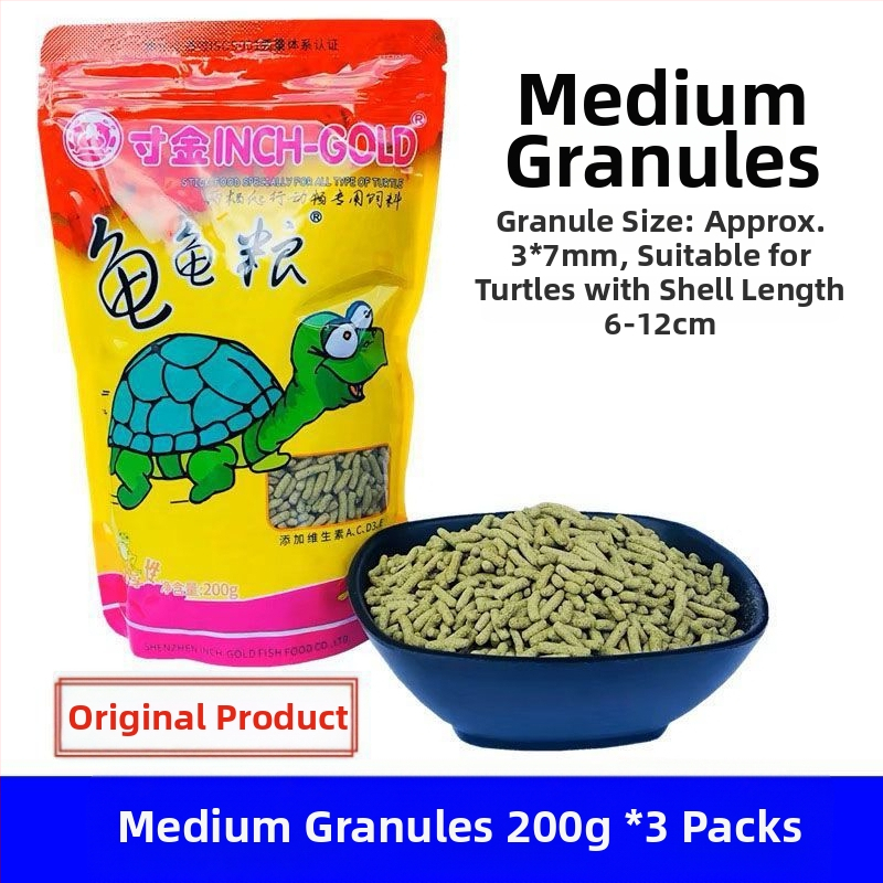 Granuleeritud kilpkonnatoit - veekasvatajate lemmikloomad - mitte imporditud