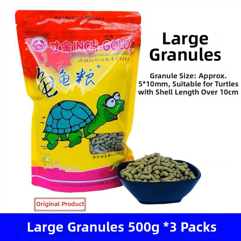 Granuleeritud kilpkonnatoit - veekasvatajate lemmikloomad - mitte imporditud