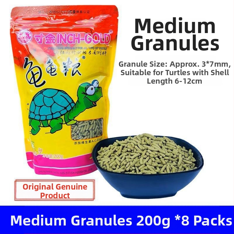 Granuleeritud kilpkonnatoit - veekasvatajate lemmikloomad - mitte imporditud